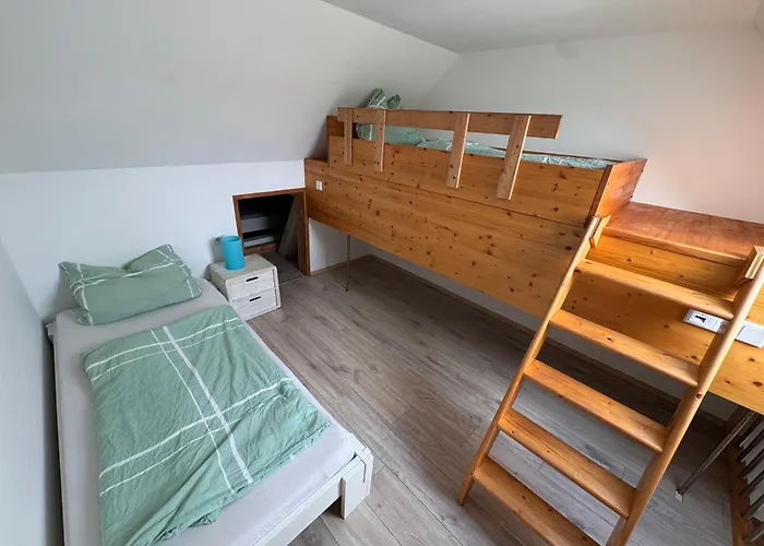 Rum i privatbostad Rennsteigscheune Steinbach am Wald