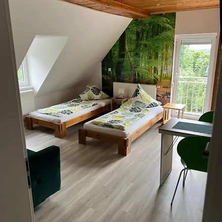 Rennsteigscheune Ubytování v soukromí Steinbach am Wald